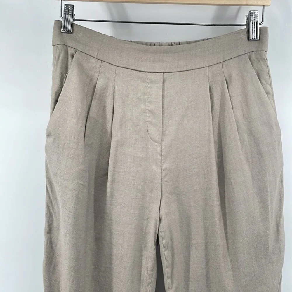 Aritzia Babaton Cohen Pant Linen trouser office event vacation sz 6